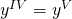 y^{IV}=y^{V}