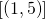 \left [ \left ( 1,5 \right ) \right ]