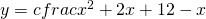 y=cfrac{x^{2}+2x+1}{2-x}