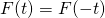 F(t)=F(-t)