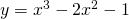 y=x^{3}-2x^{2}-1