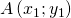 A\left ( x_{1};y_{1} \right )