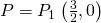 P=P_{1}\left ( \frac{3}{2},0 \right )